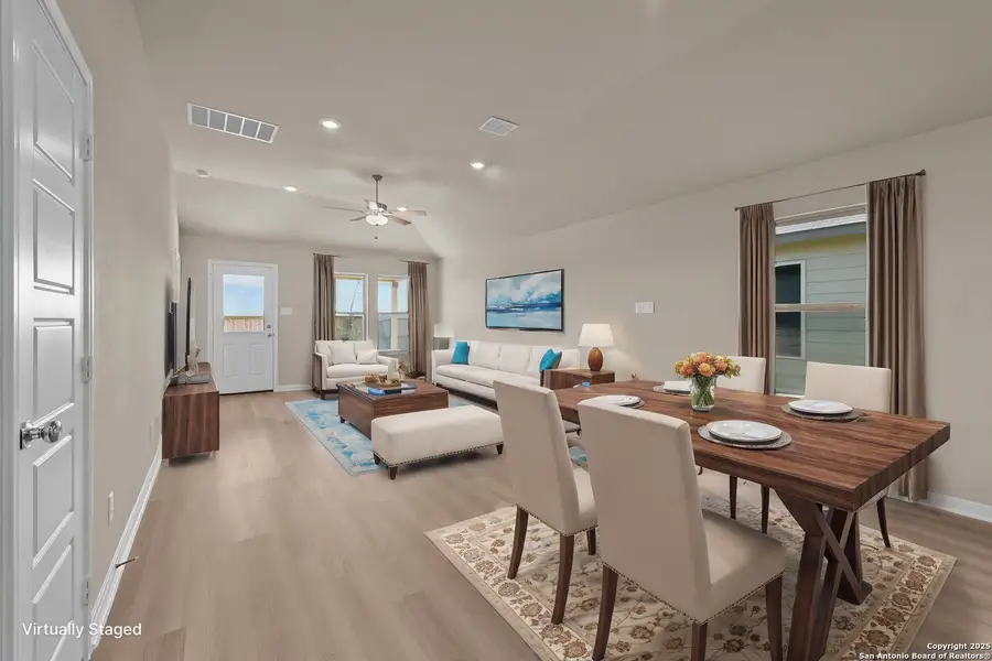 Furnished interior view inside a new home in Park Place, New Braunfels (Image 11).