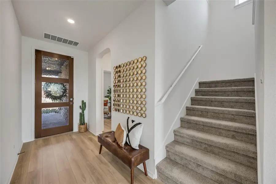 Furnished interior view inside a new home in Retreat at San Gabriel, Georgetown (Image 36).