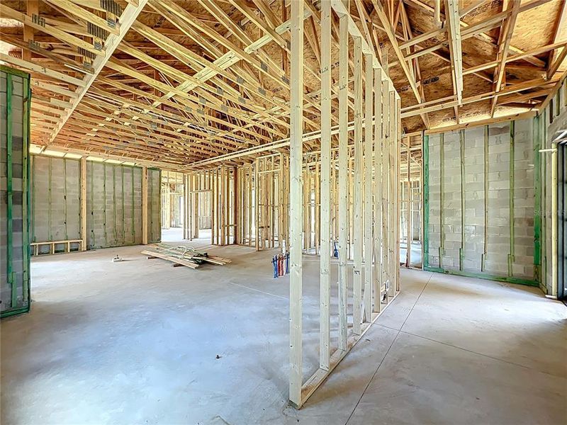 In-progress construction of a new home in , Oviedo, FL (Image 60).
