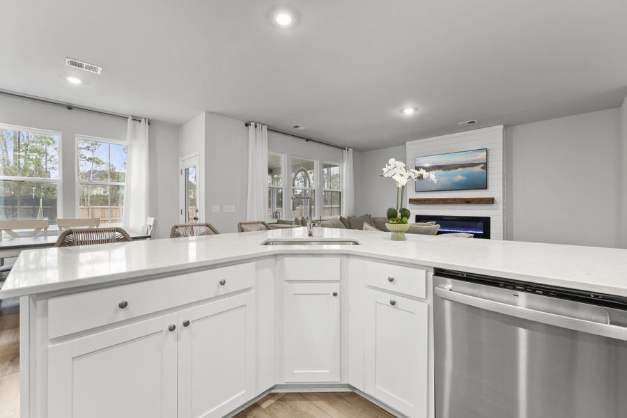 Furnished interior view inside a new home in Lindera Preserve at Cane Bay Plantation: Arbor Collection, Summerville (Image 11).