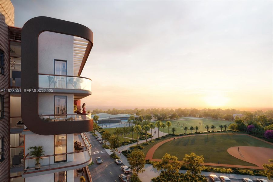 Condo located in Hallandale Beach, FL showcasing its design and architecture (Image 4).