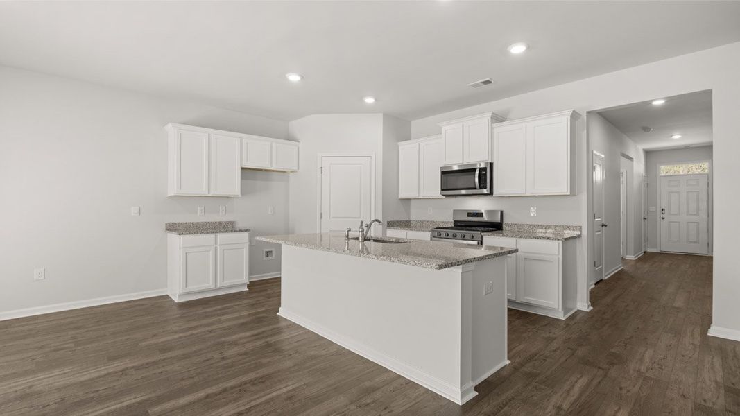 Representative furnished interior of a home built from the Cali by D.R. Horton in Captain's Corner, Grovetown (Image 5). Representative furnished interior of a home built from the Cali by D.R. Horton in Captain's Corner, Grovetown (Image 5).