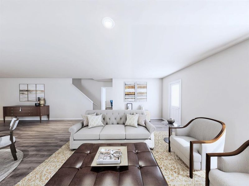 Furnished interior view inside a new home in Still Water Lake, Godley (Image 6). Furnished interior view inside a new home in Still Water Lake, Godley (Image 6).