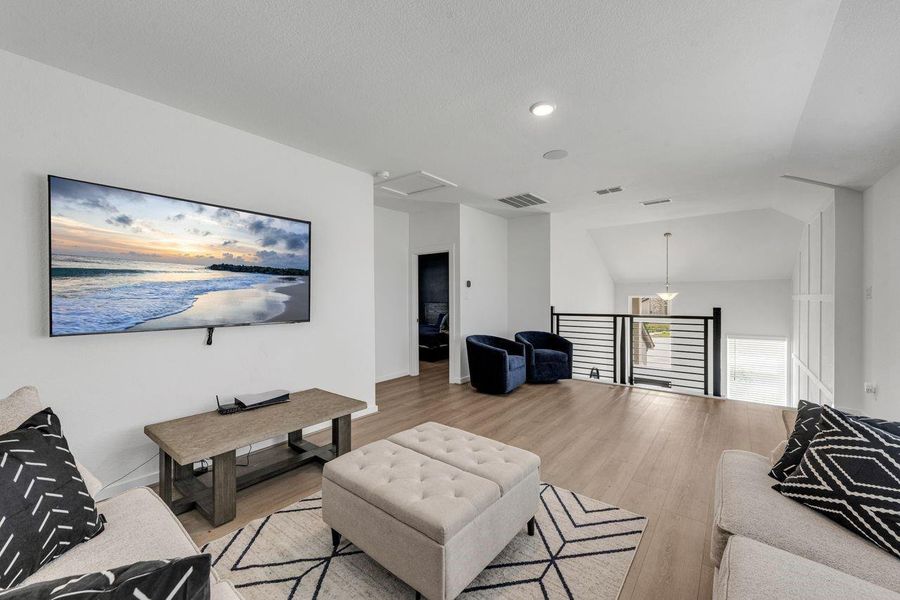 Furnished interior view inside a new home in Meridiana 40', 65', Manvel (Image 8).