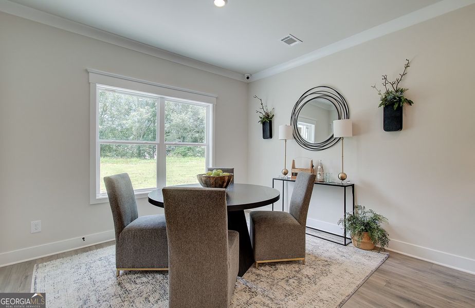 Furnished interior view inside a new home in Rosewood Lake Estates, Hoschton (Image 64).