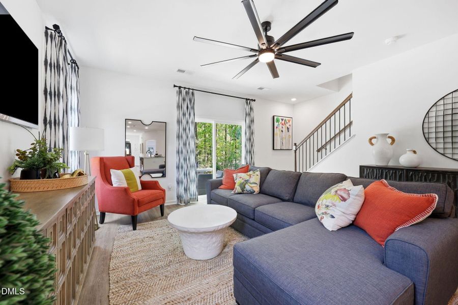 Furnished interior view inside a new home in The Knoll at White Oak, Garner (Image 6).