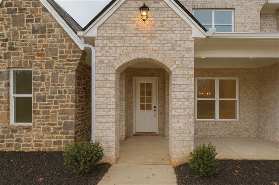 Exterior details and patio area of a home in , Marietta (Image 22).