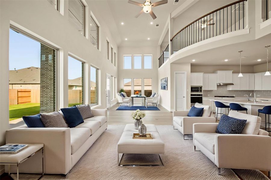 Furnished interior view inside a new home in Coastal Point, League City (Image 12). Furnished interior view inside a new home in Coastal Point, League City (Image 12).