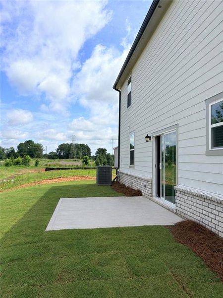 Exterior details and patio area of a home in Lake Shore, Winder (Image 2). Exterior details and patio area of a home in Lake Shore, Winder (Image 2).
