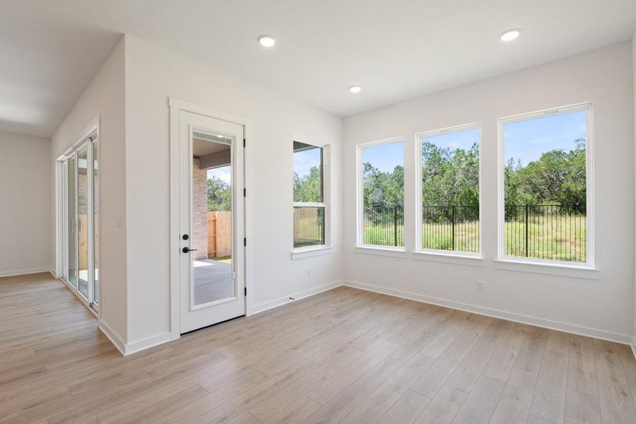 Spacious, unfurnished interior of a new home in Capitol Collection at Lariat, Liberty Hill (Image 26). Spacious, unfurnished interior of a new home in Capitol Collection at Lariat, Liberty Hill (Image 26).