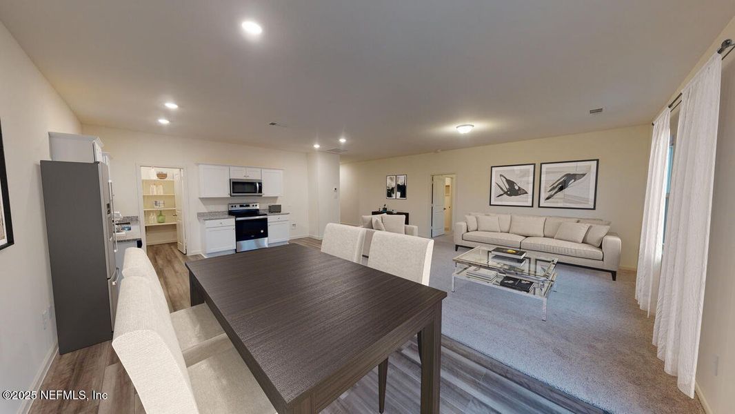 Furnished interior view inside a new home in , Palm Coast (Image 4).