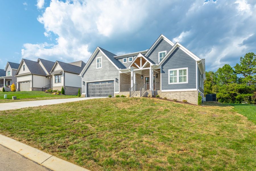 Representative exterior photo of a completed home built from the Autumnbrook C by Riverstone Construction, LLC in Pine Ridge, Soddy-Daisy, TN (Image 21).
