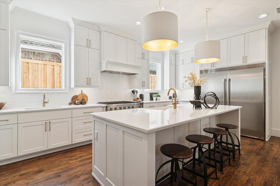 Furnished interior view inside a new home in , Dallas (Image 11).