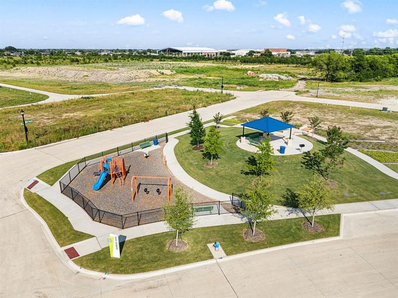 You'll find planned parks and playgrounds throughout the community that the entire family will enjoy.