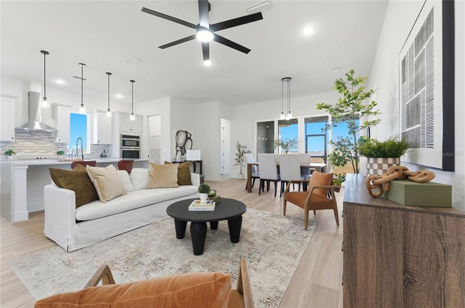Furnished interior view inside a new home in , Lake Alfred (Image 15). Furnished interior view inside a new home in , Lake Alfred (Image 15).