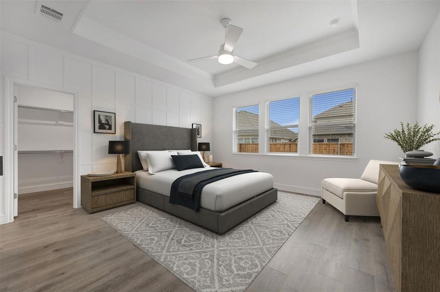 Furnished interior view inside a new home in Timberbrook, Justin (Image 10).