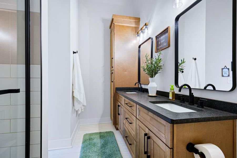 Furnished interior view inside a new home in , Rydal (Image 76).