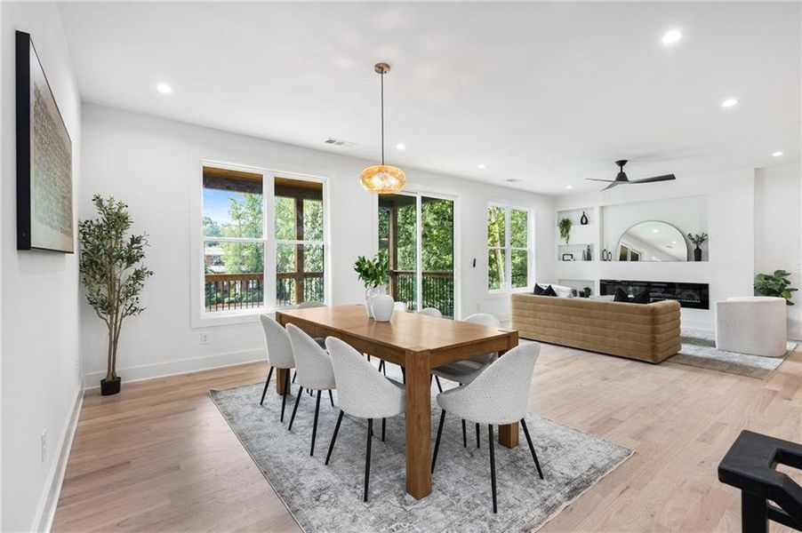 Furnished interior view inside a new home in , Smyrna (Image 26).