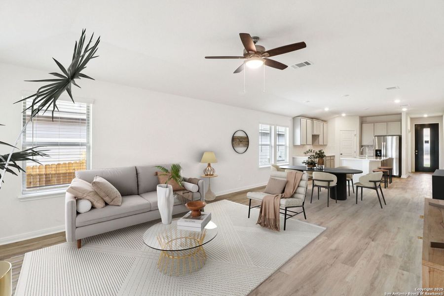 Furnished interior view inside a new home in Catalina, Converse (Image 10).