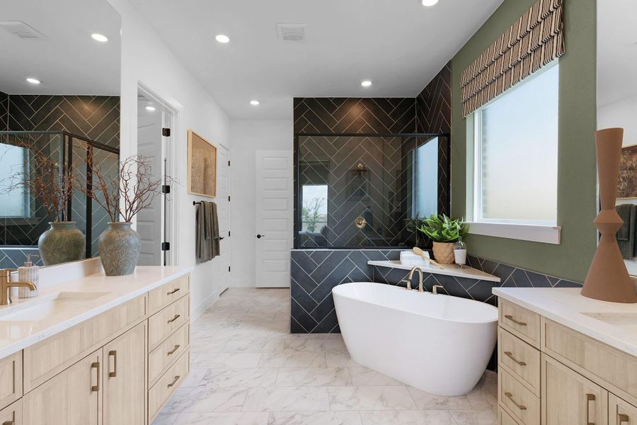 Furnished interior view inside a new home in Broken Oak, Georgetown (Image 11).