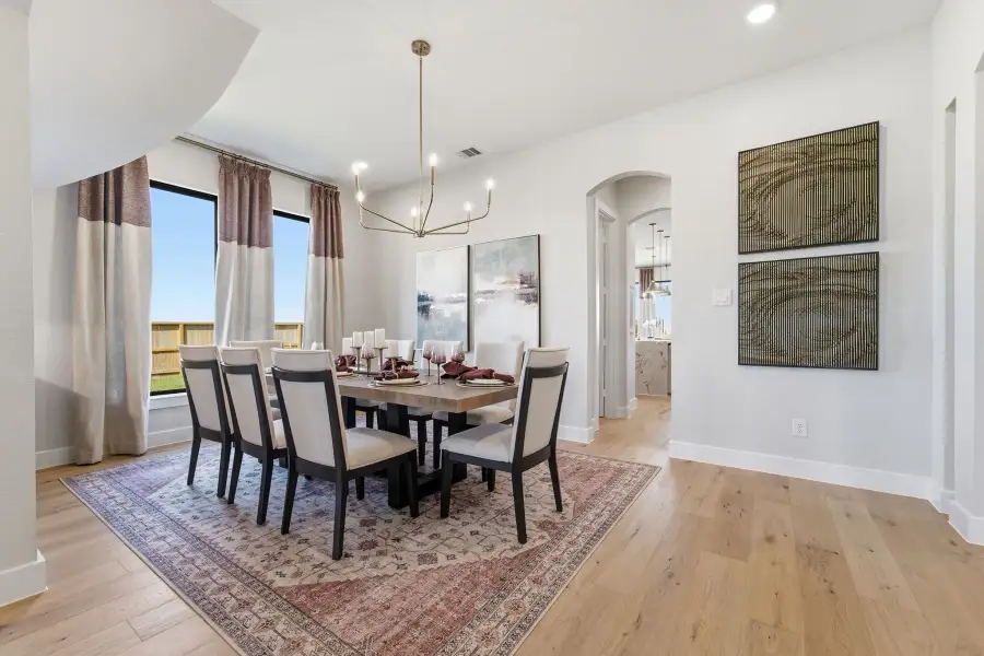 Representative furnished interior of a home built from the Laguna III by CastleRock Communities in Lakesong, Grand Prairie (Image 10).