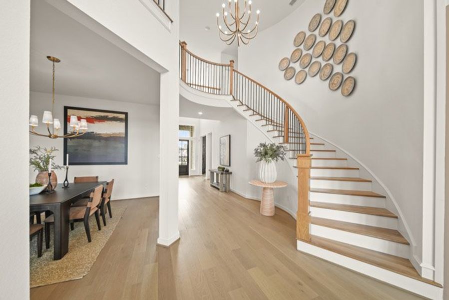 Furnished interior view inside a new home in Meridiana 40', 65', Manvel (Image 6).