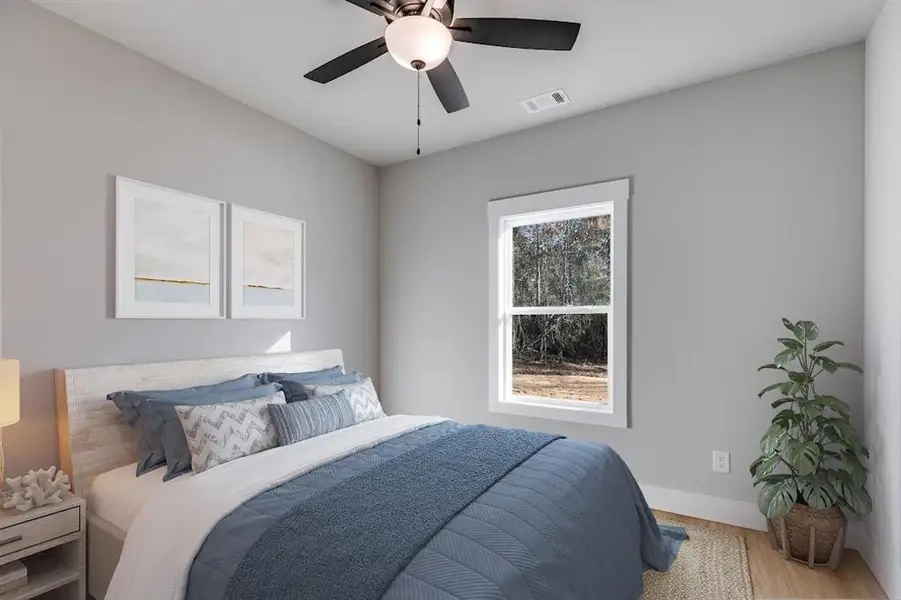 Furnished interior view inside a new home in , Cedartown (Image 9).