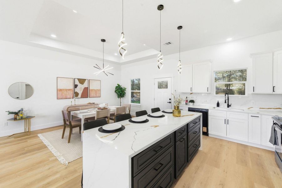 Furnished interior view inside a new home in , Bastrop (Image 8). Furnished interior view inside a new home in , Bastrop (Image 8).