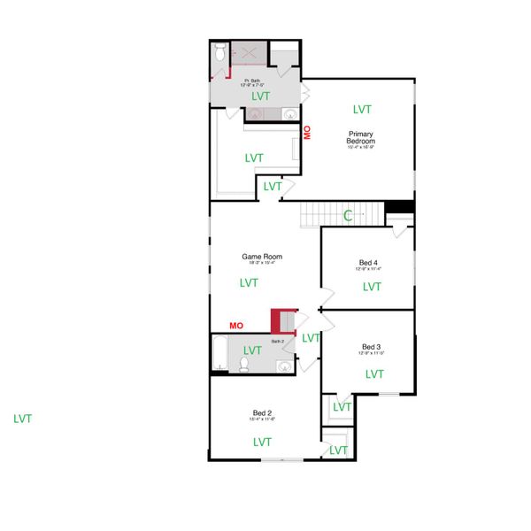 W/S #76061 / BG #3: 2nd Floor