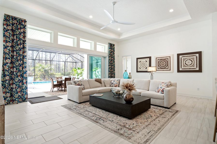 Furnished interior view inside a new home in , Ponte Vedra (Image 36).