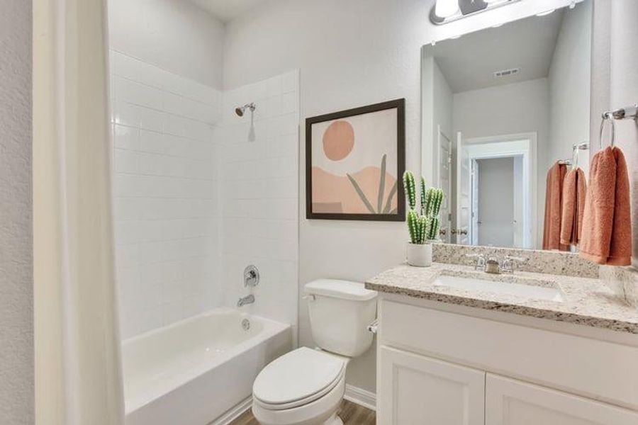 Furnished interior view inside a new home in Trinity Ranch, Elgin (Image 12).