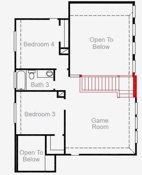 2D floor plan layout of this home in Candela, Richmond, TX (Image 2). 2D floor plan layout of this home in Candela, Richmond, TX (Image 2).