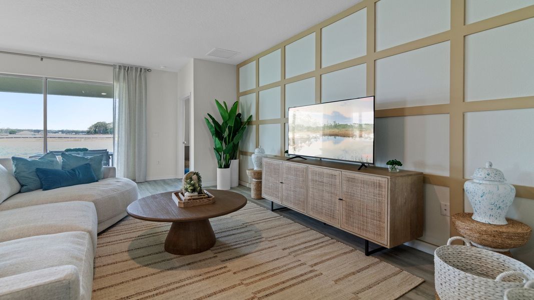 Furnished interior view inside a new home in Archers Mill, Ormond Beach (Image 10).