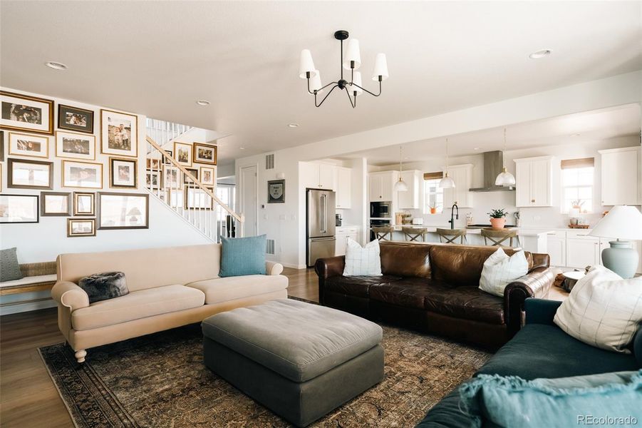 Furnished interior view inside a new home in , Aurora (Image 8). Furnished interior view inside a new home in , Aurora (Image 8).