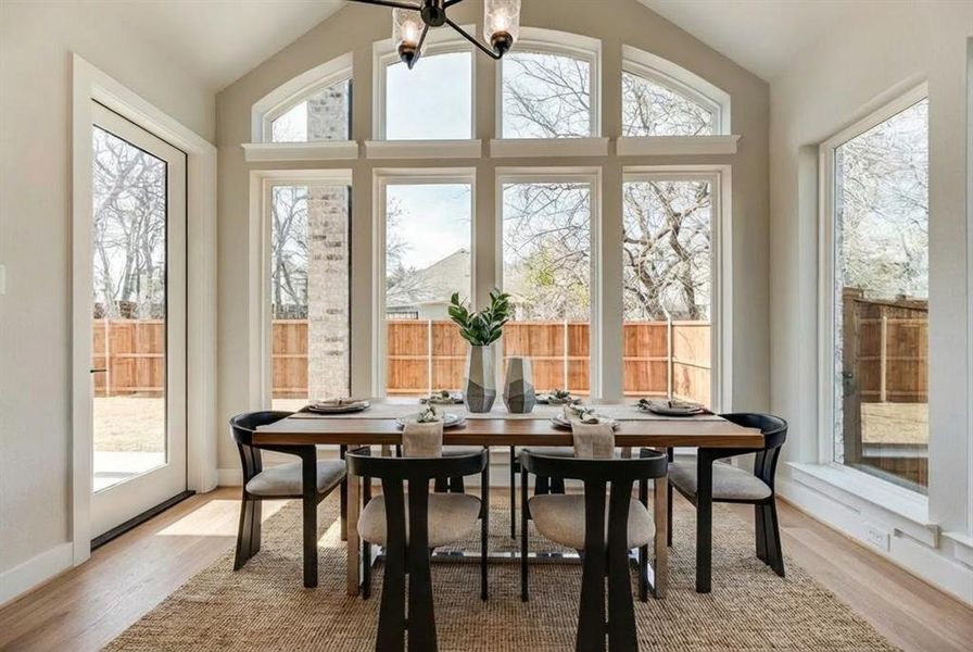 Furnished interior view inside a new home in Providence Cove, McKinney (Image 24).