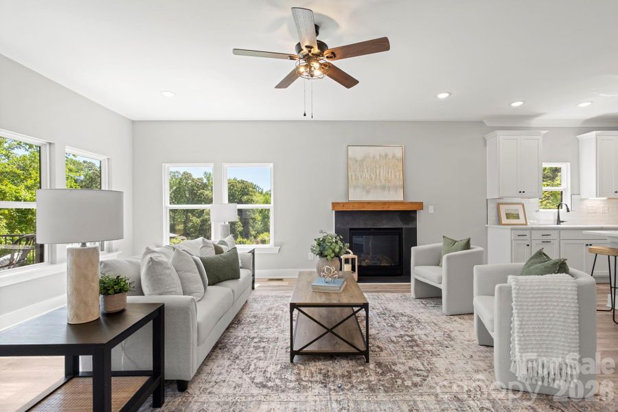 Furnished interior view inside a new home in , Denver (Image 7).