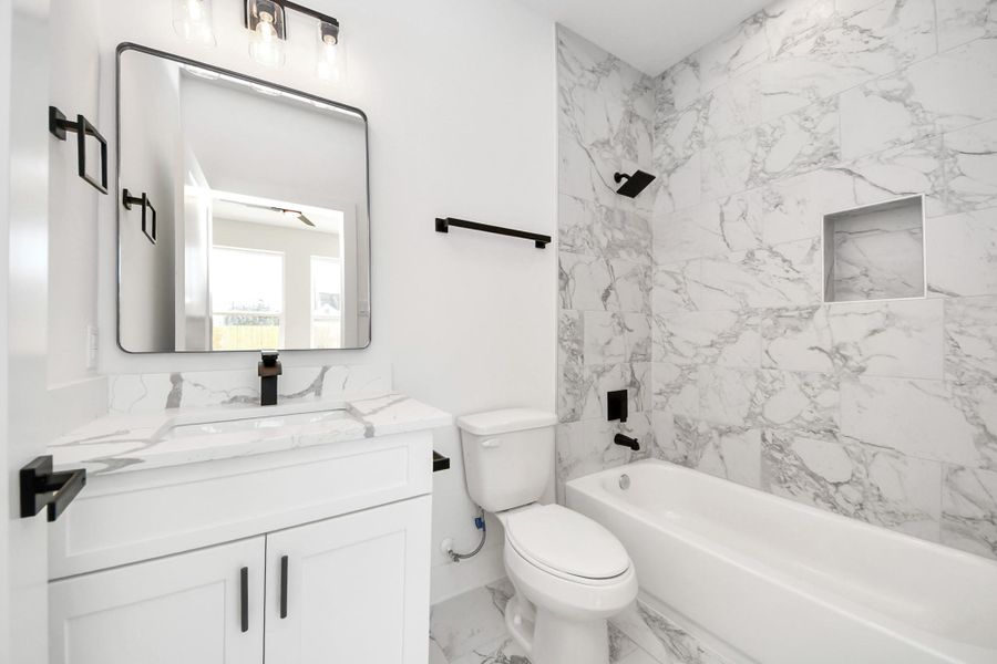 Furnished interior view inside a new home in , Houston (Image 6).