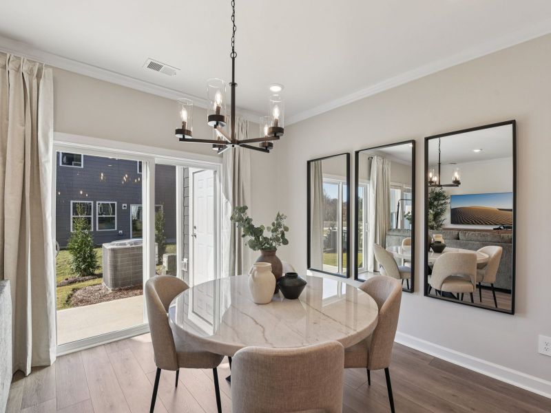 Furnished interior view inside a new home in Meadows at Wilson Farms - The Summit Series, Fort Mill (Image 6).