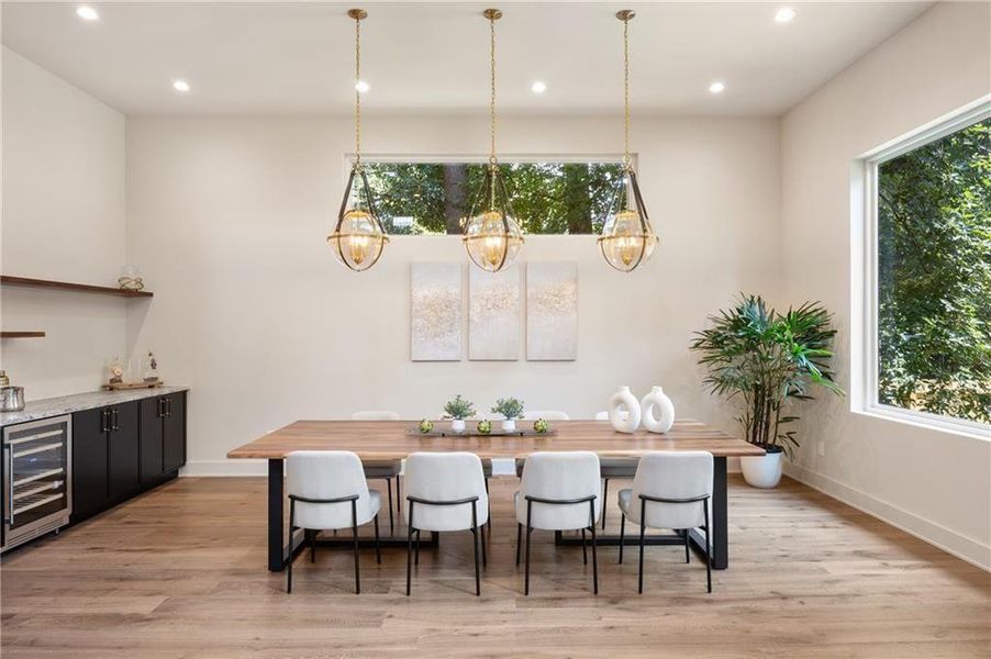 Furnished interior view inside a new home in , Sandy Springs (Image 12).