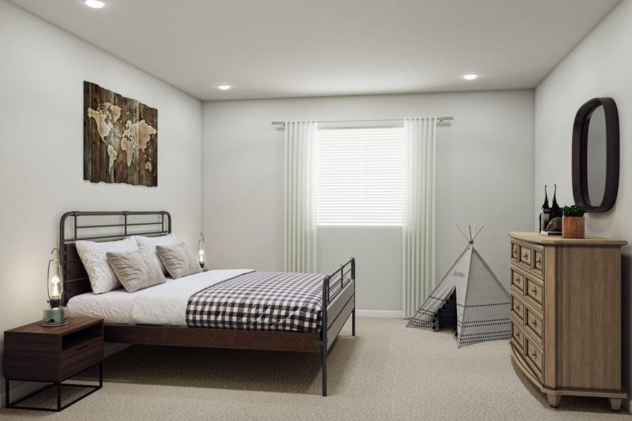 Representative furnished interior of a home built from the 3502 by Tri Pointe Homes in Sterling Ranch, Littleton (Image 19).
