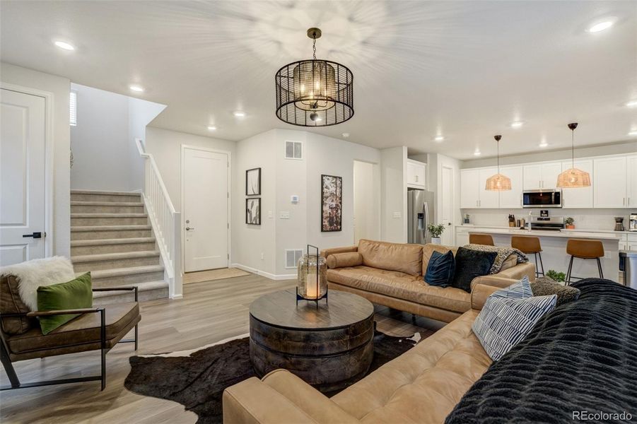 Furnished interior view inside a new home in , Castle Pines (Image 41). Furnished interior view inside a new home in , Castle Pines (Image 41).