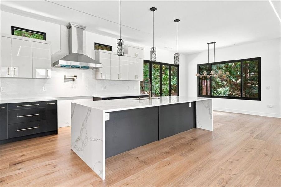 Furnished interior view inside a new home in , Atlanta (Image 18).