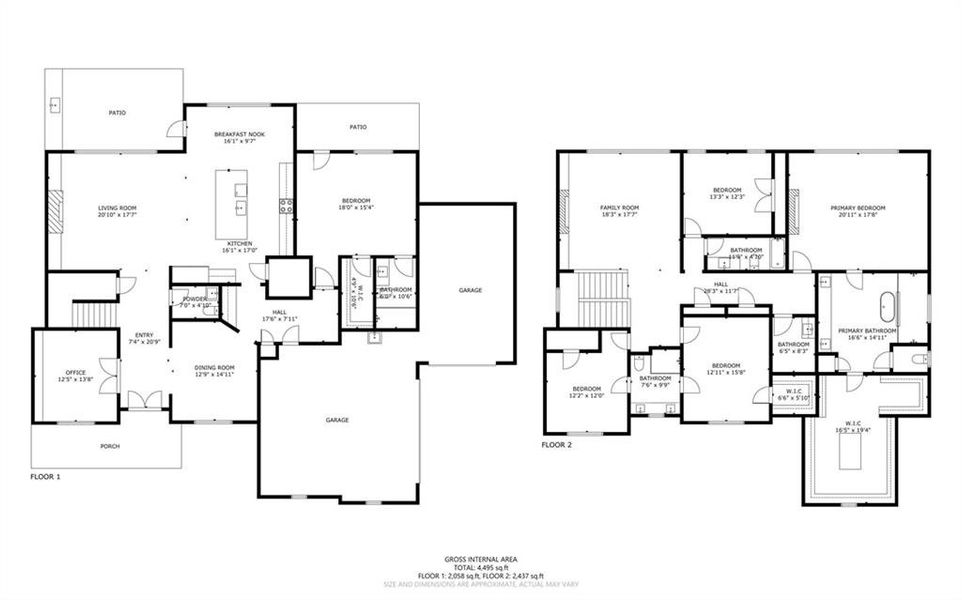 2D floor plan layout of this home in , Jefferson, GA (Image 5).