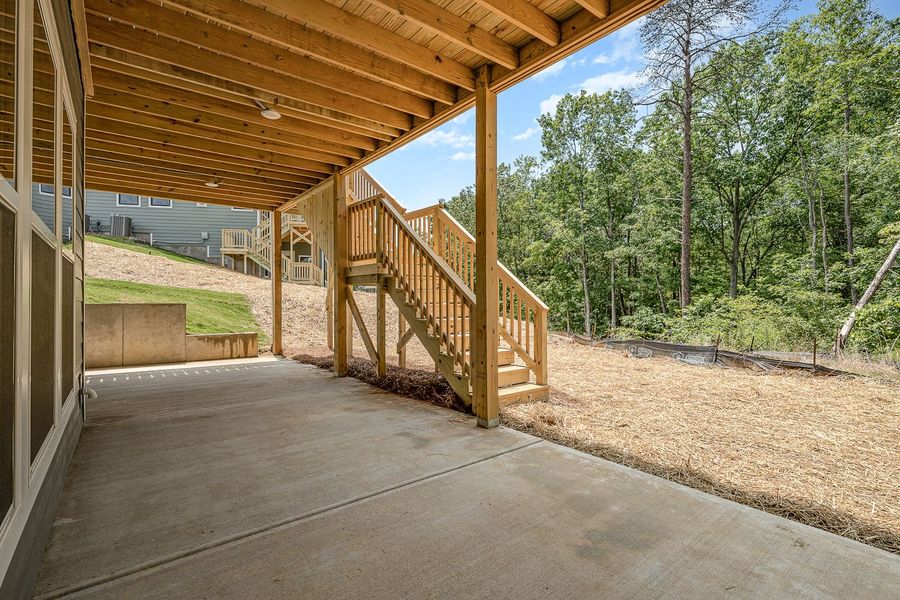 Representative exterior details of a home built from the Harvard by Greybrook Homes in Harbor Watch, Statesville (Image 29).