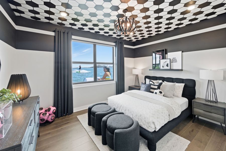 Representative furnished interior of a home built from the Livingston II by Pulte Homes in Marigold, Davie (Image 37).