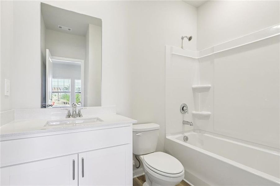 Furnished interior view inside a new home in Preserve at Mountain Creek, Pendergrass (Image 15).