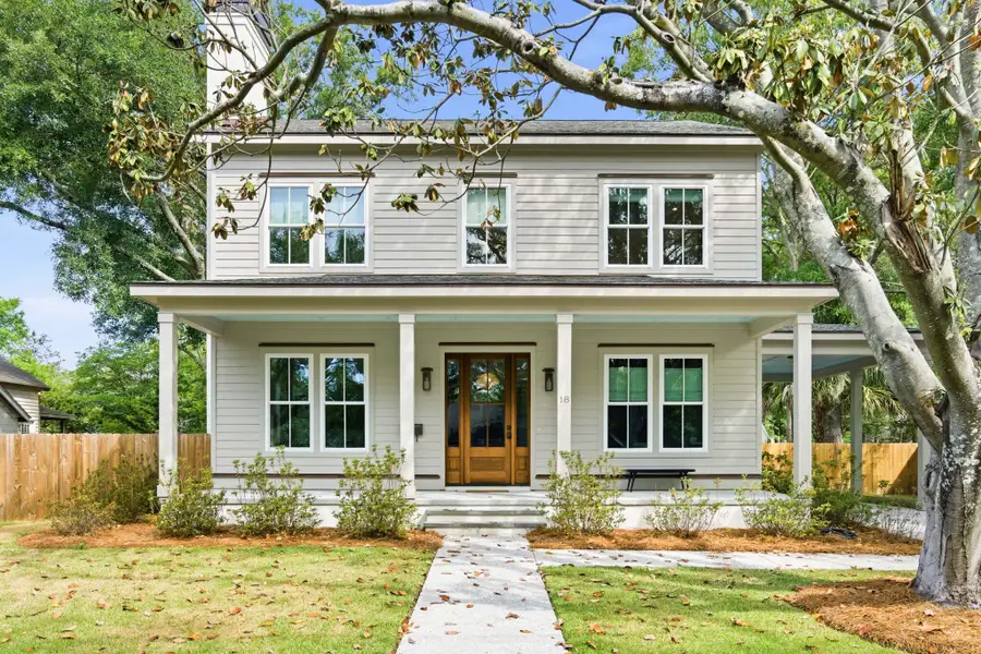 Exterior details and patio area of a home in , Charleston (Image 26).