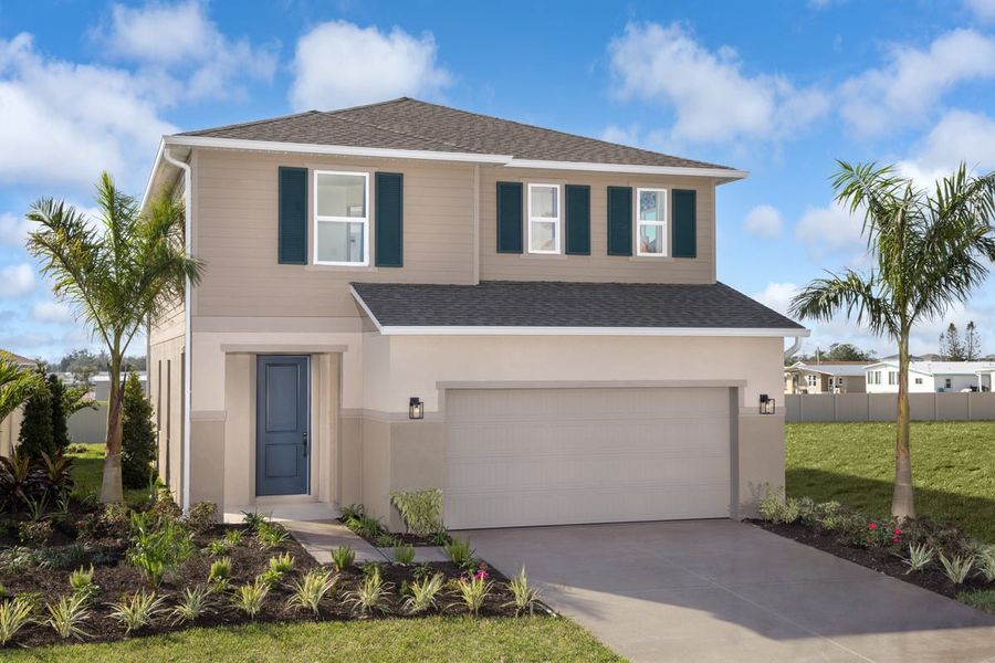Front exterior of a home in the Heron Glen community, located in Palmetto, FL (Image 2).