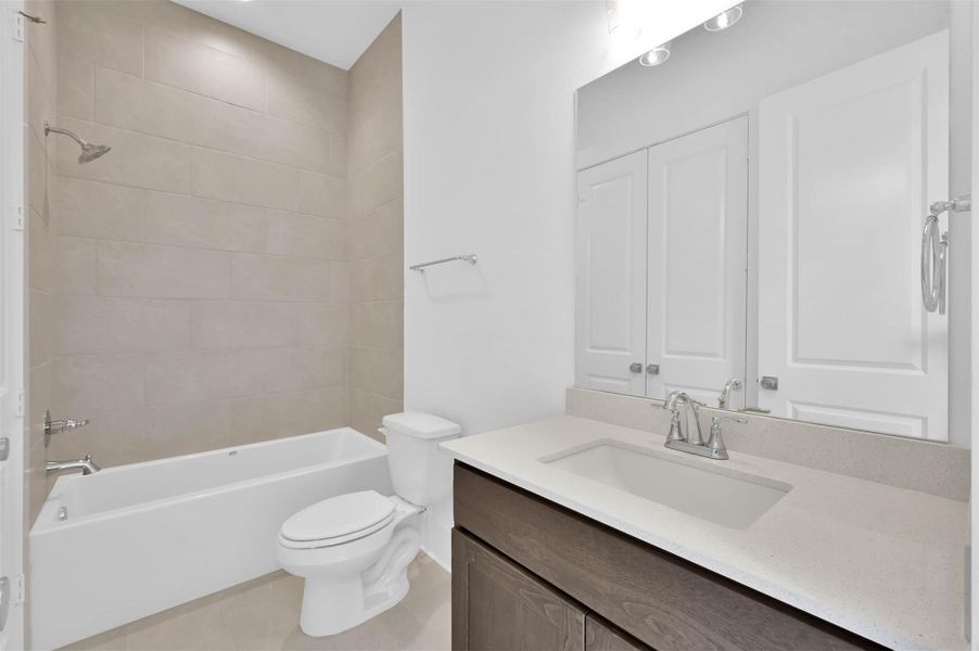 Full bathroom 3 has great finishes and textures. Full bathroom 3 has great finishes and textures.