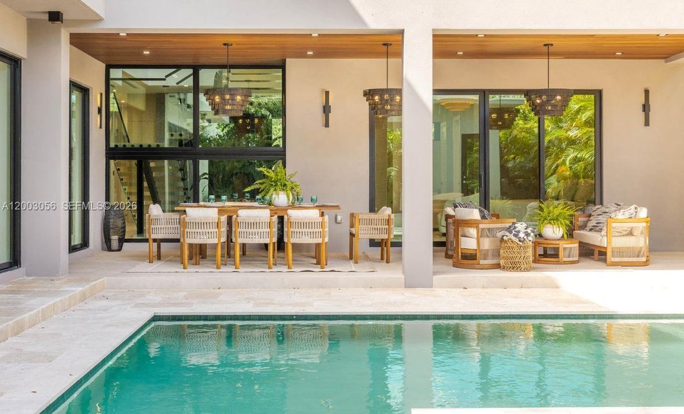 Exterior details and patio area of a home in , Biscayne Park (Image 32).